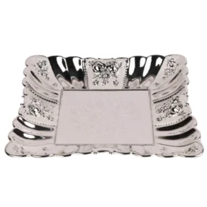 Square Tray Silver