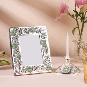 Hand Crafted Beaded Photo Frame