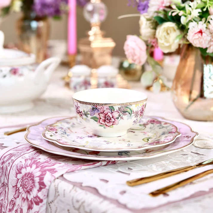 Lilac Garden 51 Pcs Dinner Set - Image 5