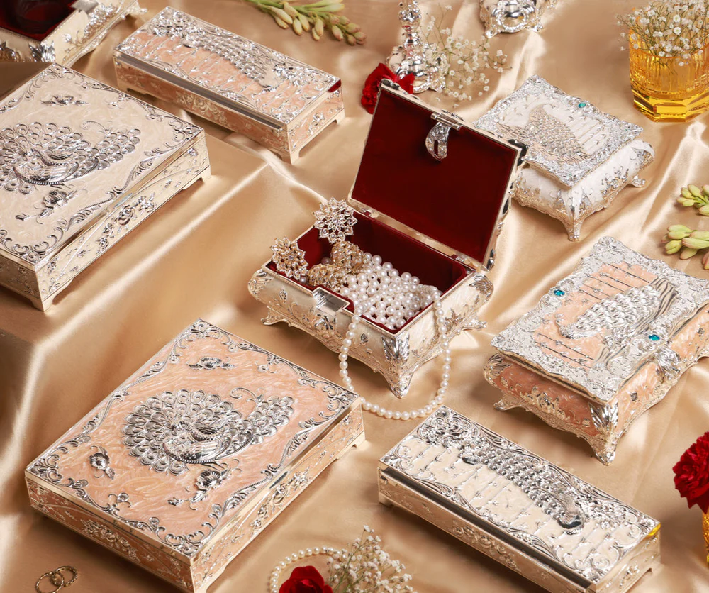 Rectangle jewellery box (White) - Image 4